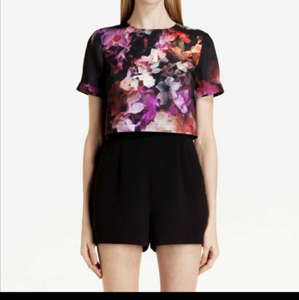 Ted Baker Rosely Cascading Floral Romper